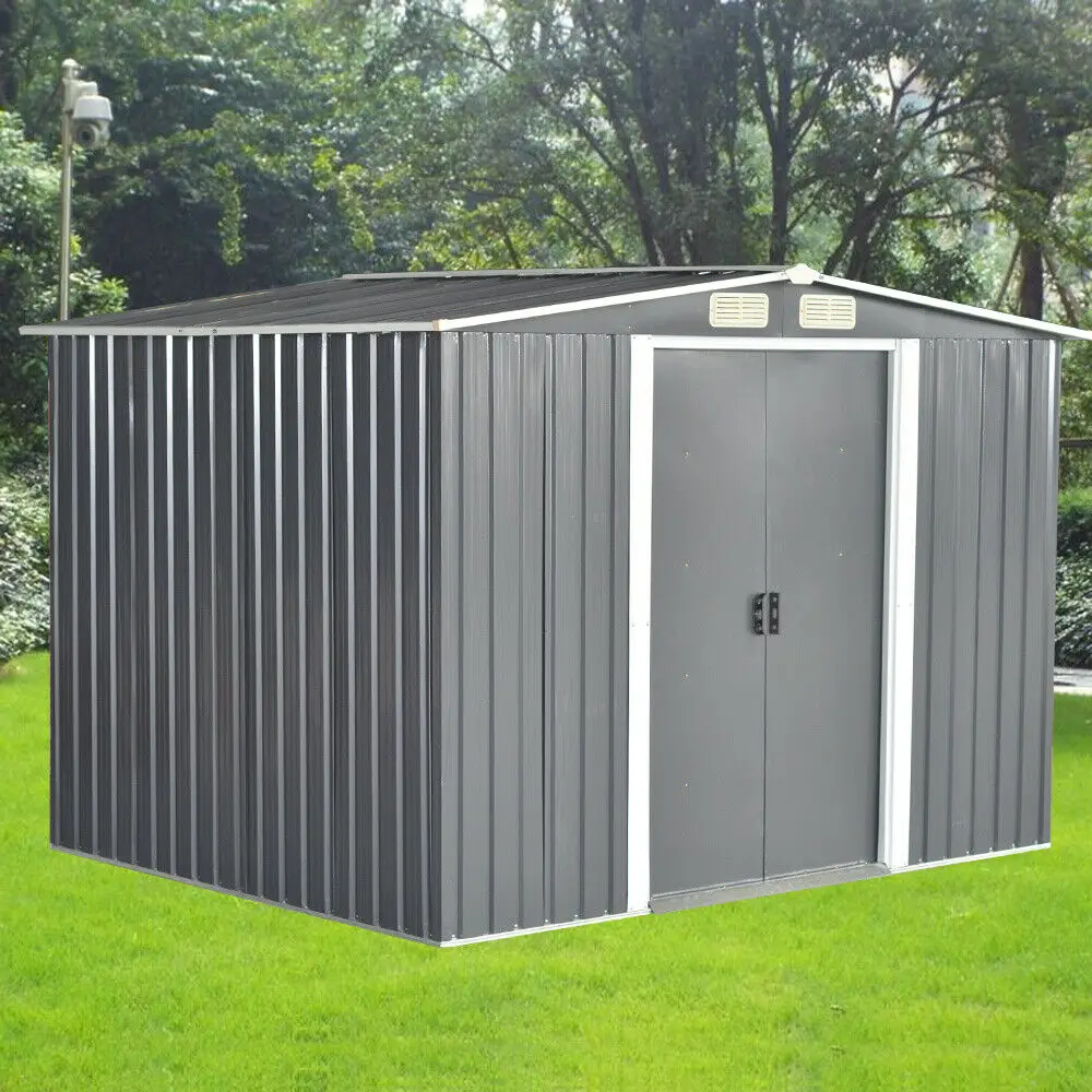 Новый качественный садовый Металлический Сарай 8x6 футов