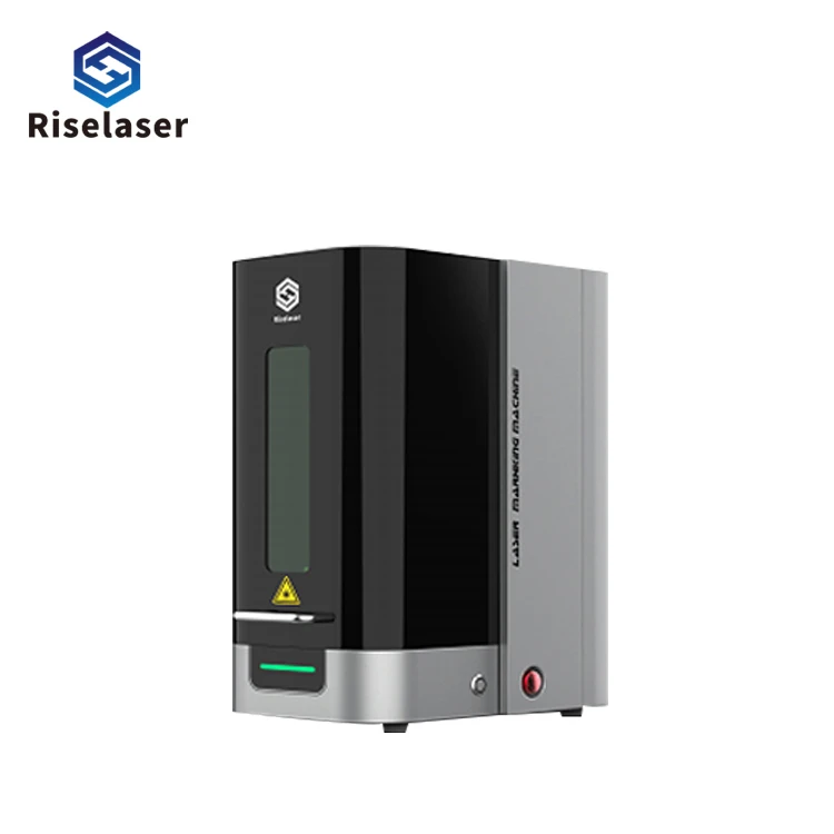 Enclosed Desktop Mini Portable Laser Marker 20w Metal Jewelry Fiber Laser Marking Engraving Machine