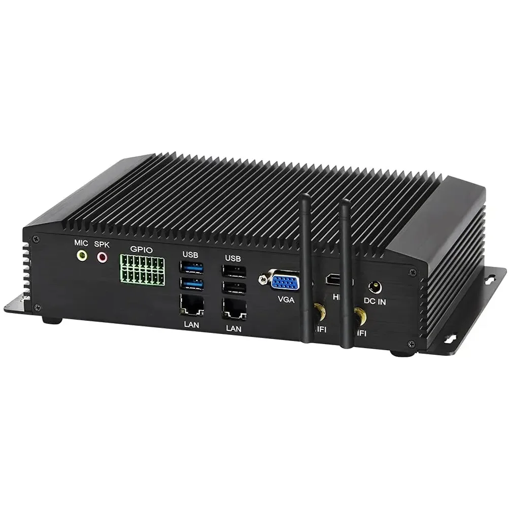 Мини настольный компьютер Mini PC Core i5 4200U i7 4500U i5 4200U с 6COM RS232 RS422 RS485 HD-MI VGA GPIO порты