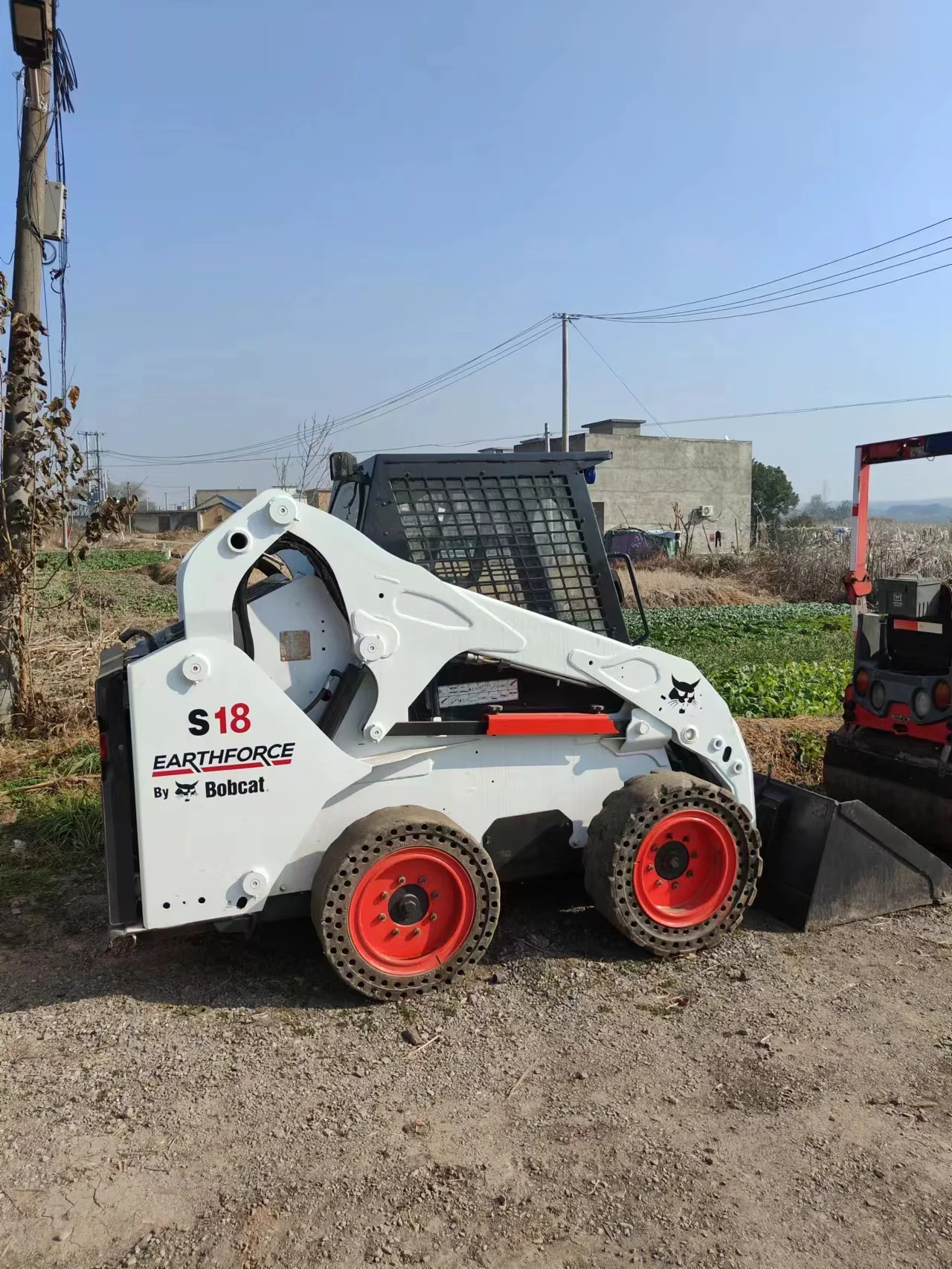 Bobcat S18 высокопроизводительный фронтальный погрузчик экскаватор-погрузчик гидравлический лидер продаж подержочный высокого качества на продажу