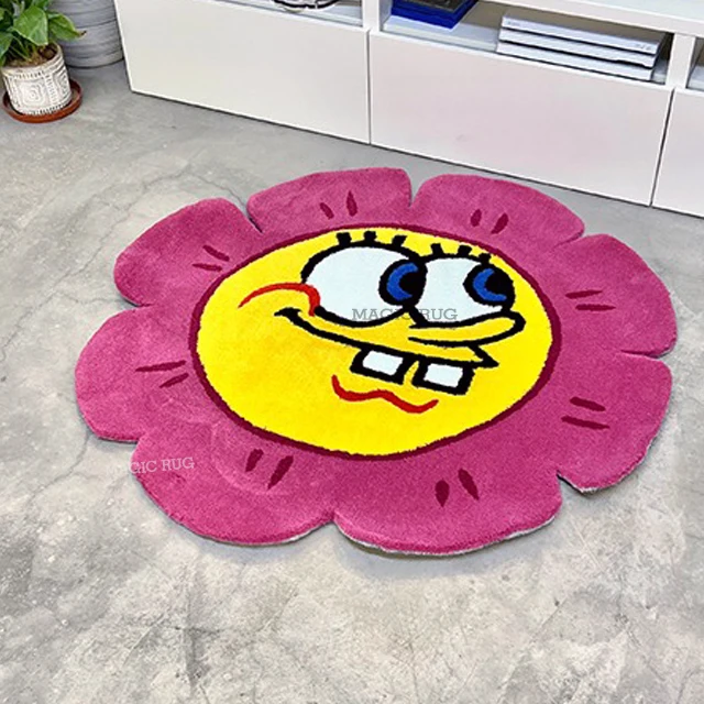 Anime Character Design rug handcraft cheap price workmanship logo rug custom carpet