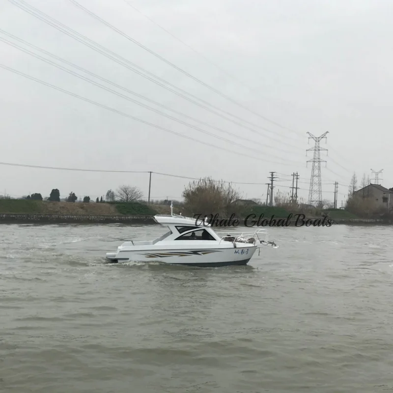 25ft Aluminum Semi-cabin Boat High Speed Boats
