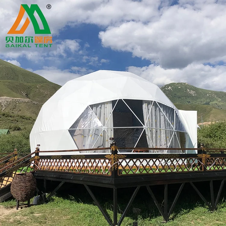 6 м прозрачный гламурный отель igloo сад геодезическая купольная палатка для продажи