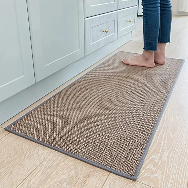 can be machine-washable dirt-resistant oil-absorbing and water-absorbing household long kitchen floor mat