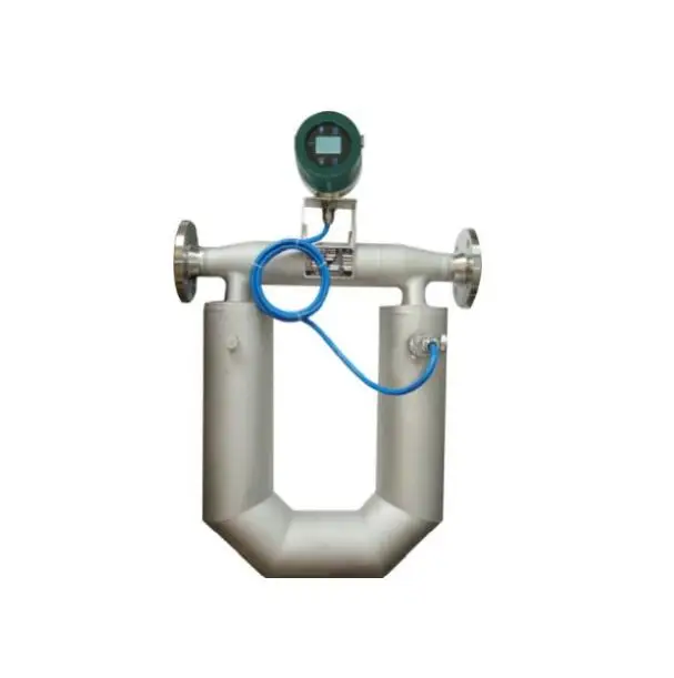 SS sanitary coupling density temperature coriolis mass flow meter