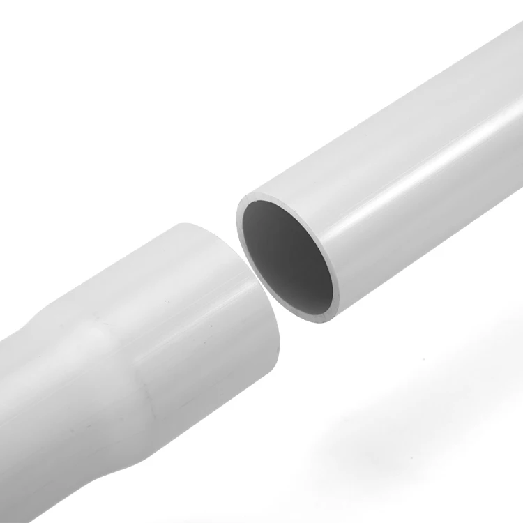 4' inch PVC  Electrical Rigid Conduit Pipe with Belled End Canadian Standard Factory Direct Sale