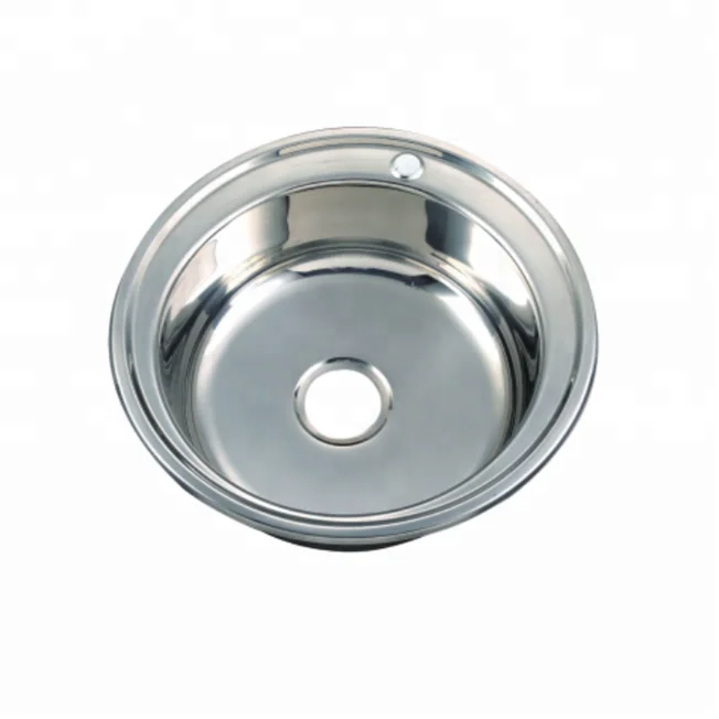 Factory Directly Mini Stainless Steel Single Bowl Round Kitchen Sink