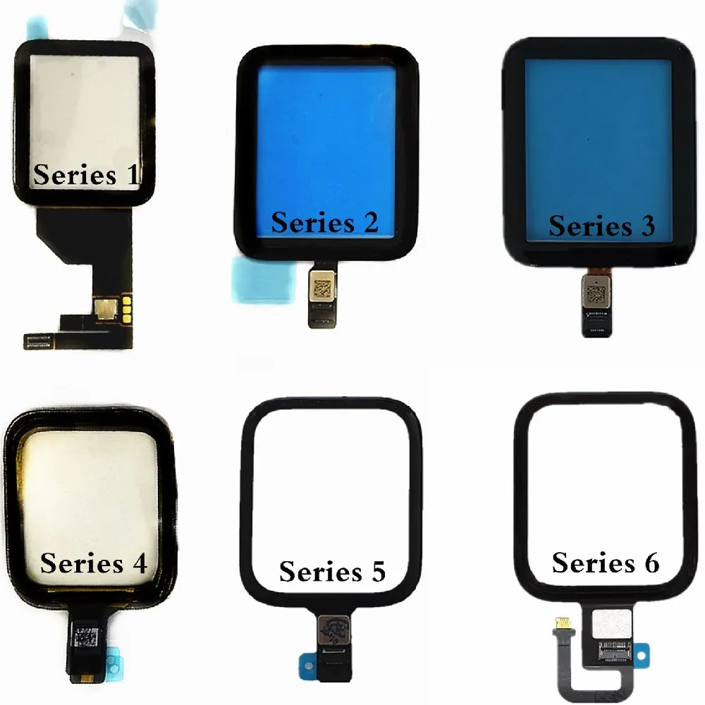 Front Touch Glass For Apple Watch Series 1 2 3 4 5 6 Front Screen Outer Glass Lens Panel S4 38MM 42mm 44mm