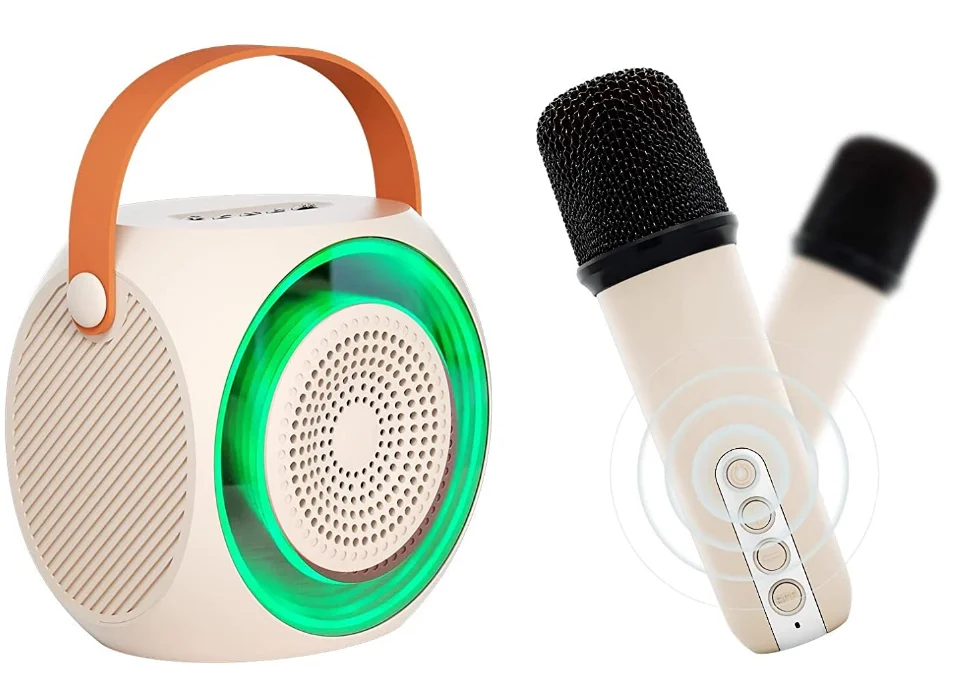 New Portable Party Wireless Speaker Mini Kids Karaoke Singing Handheld Ktv Karaoke Speakers Set