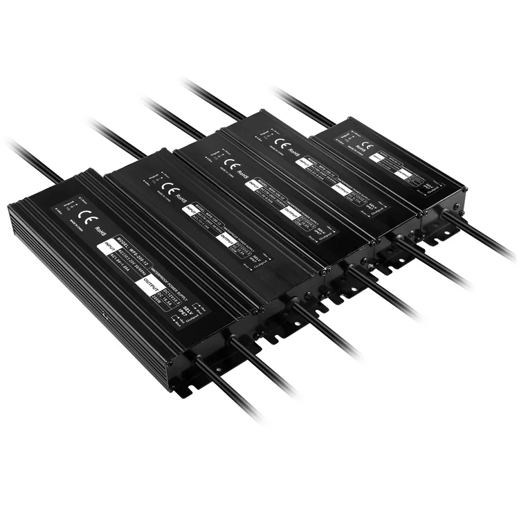 12V Fully Encapsulated 400W 16.67A LED Driver  IP67 CCTV Camera Waterproof switching Power Supply