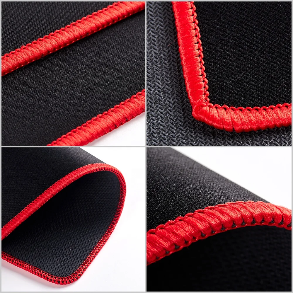 Luxury Portable Roll Mousepads Soft Desk Game Mat Rubber Base 3 Pieces In Set Washable  Non-Slip  Mouse Pad