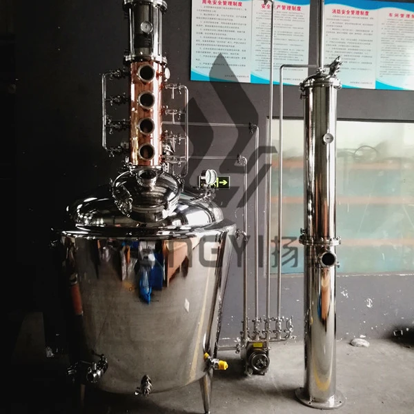 800L спиртовых по-прежнему дистилляционное оборудование для дистилляции рефлюксный ректификационная колонна Алкоголь дистиллятор