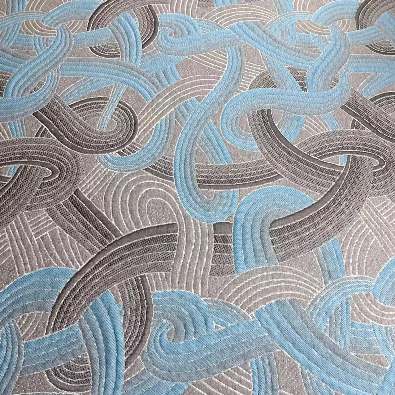 New design double jacquard fabric for mattress ticking fabric