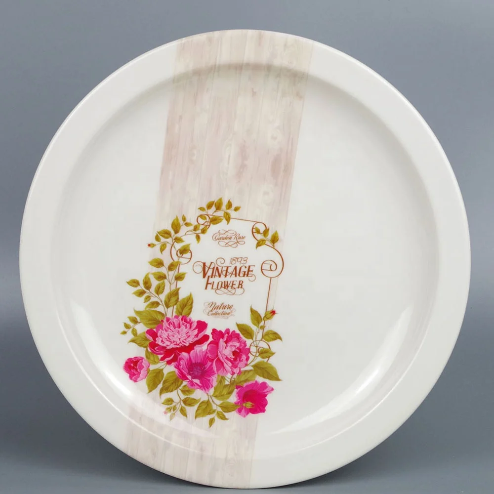 Cheap price good quality Custom melamine dinner plate  wholesale