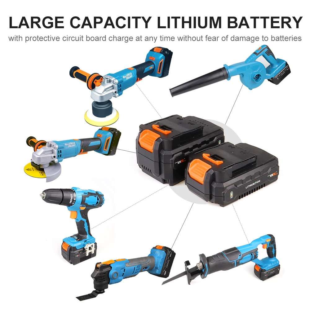 NEWONE 20V Li-ion 5 inch 125mm Orbital Dual Action Polisher Variable speed for DA car Furniture polishing waxing sander machine