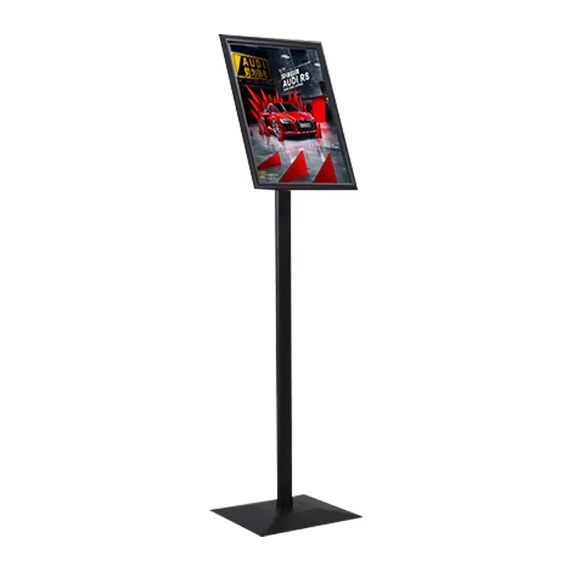 Steel metal menu holder lobby stand snap frame stand 11x14'