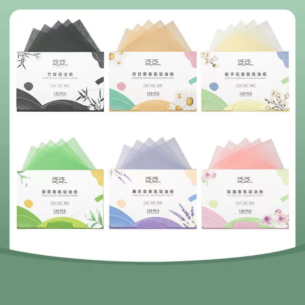 High Quality Makeup Facial Paper Oil Absorbing Sheets for Oil Control Blotting Tissue Premium Oil Blotting Papers