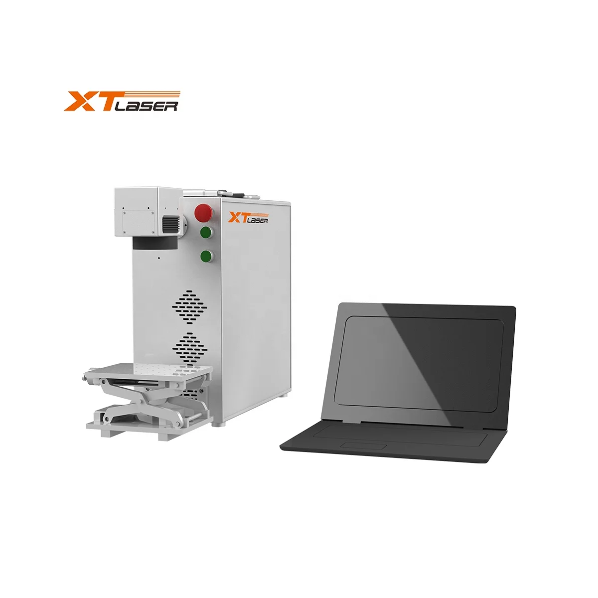 Stainless Steel Etch On Metal Cup Bottle Marking & Engraving On Metal Fiber Laser Marking Machine