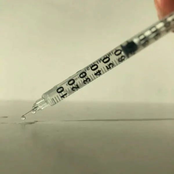 
Sterile insulin syringe uniboady needle amounted needle 31G * 5/16