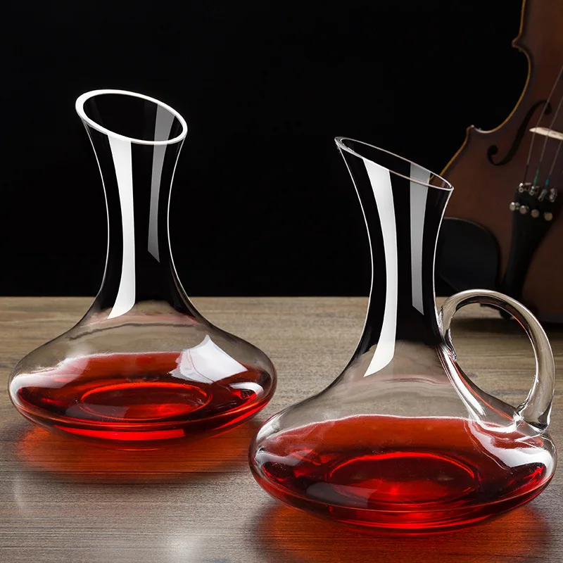 Stocked Cheap High Quality Wholesale Custom Logo Crystal Wine Decanter Glass Decanters Wine Decanter