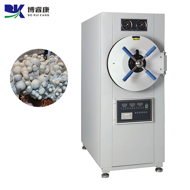 200 Litre Steam Sterilizers Industrial Autoclaves Horizontal Glass Bottle Autoclave Sterilization Retort Machine