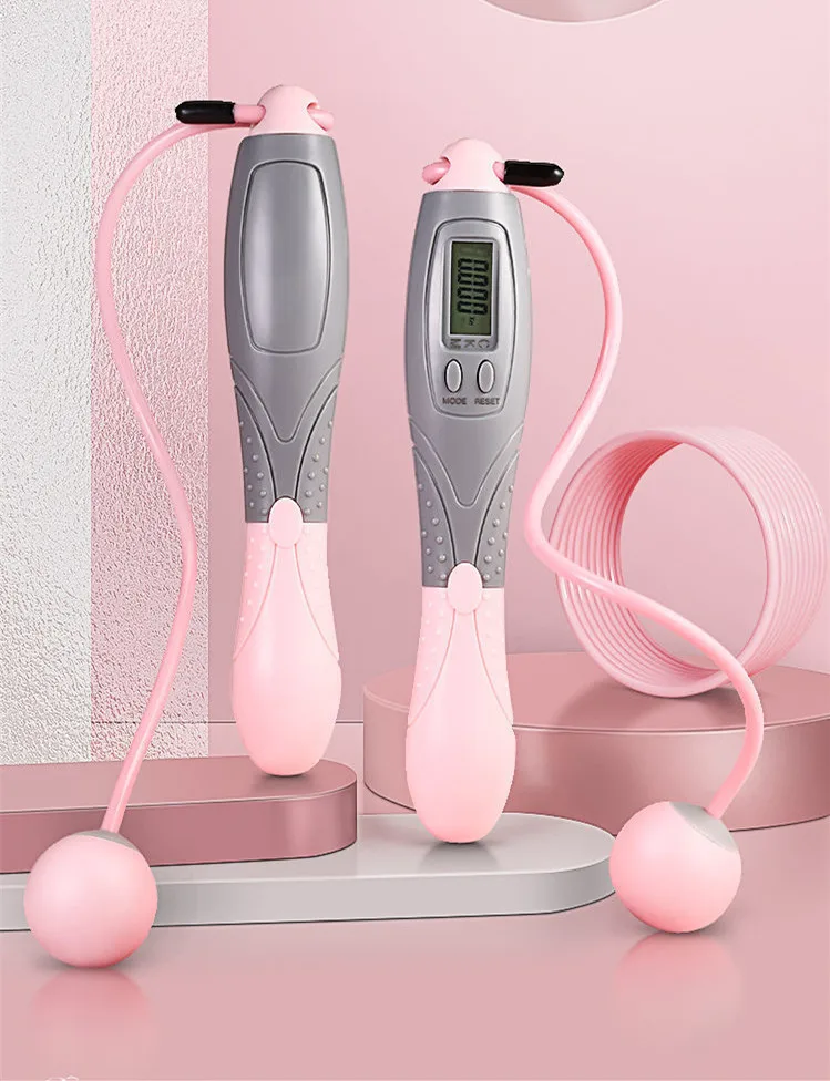 Digital Wireless Counting Fitness Sport  Indoor Outdoor Gym Fitness Weighted Counter Jumping Cordless Ropes