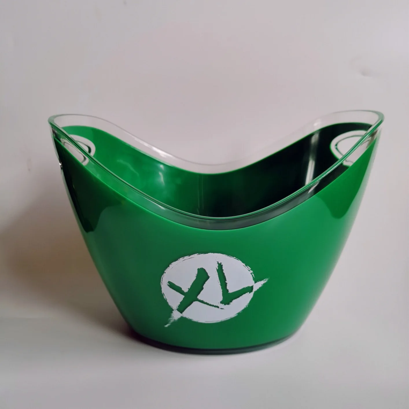 4L acrylic champagne or wine  bottle ice bucket kitchen fruits and vegetable storage container