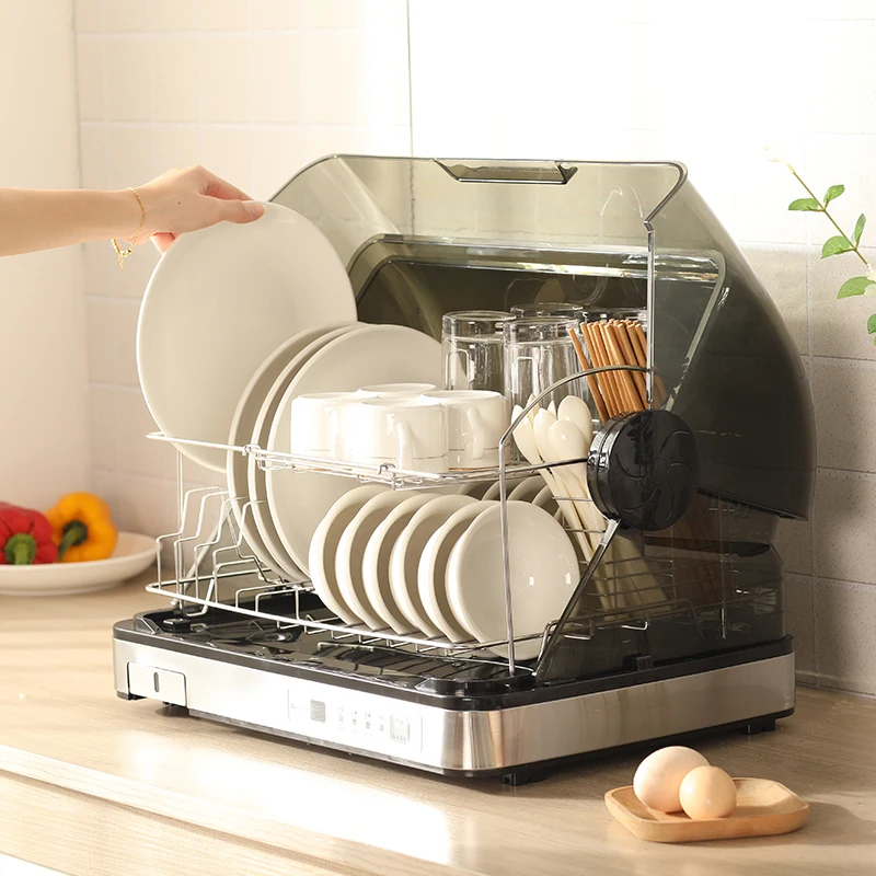 Бытовая техника 46L сушилка для посуды стойка из нержавеющей стали мини сушилка для посуды с УФ-светом