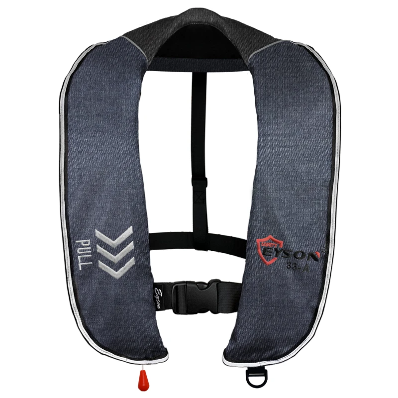 Eyson CE Approved Marine PFD 150N Customized Inflatable Life Jacket Vest For Adult