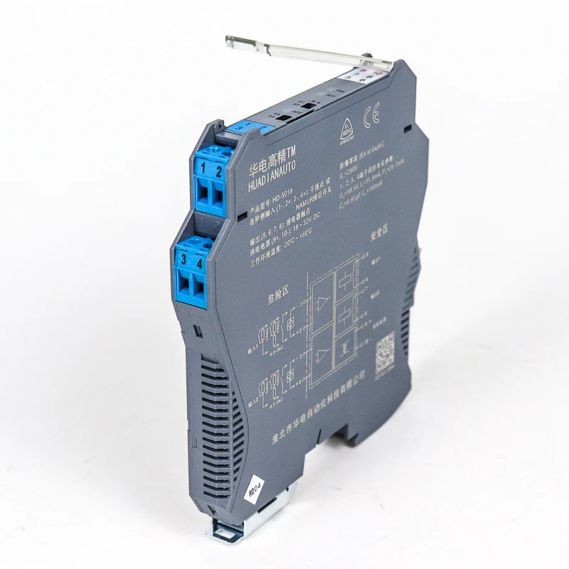 Предохранительный барьер взрывозащищенный 1 в 1 Наружный предохранительный изолятор сигнала 4-20 мА 0-10 в