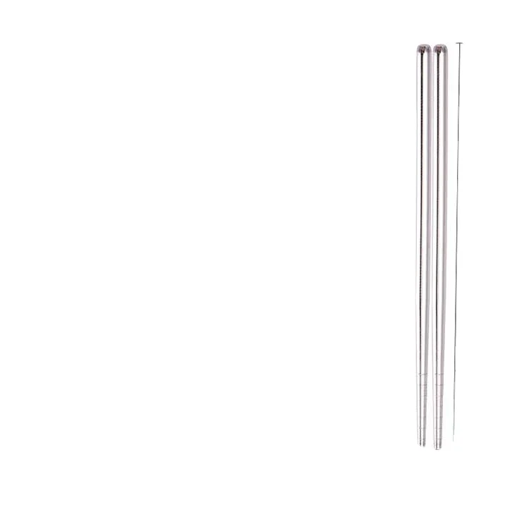 21cm Reusable Chopsticks Stainless Steel Metal , Japanese Chinese Korean Chopstick Dishwasher Safe Chop Sticks
