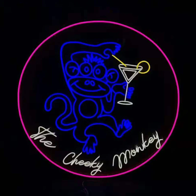 window open neon sign led store shop  business sign led neon strip sign clips