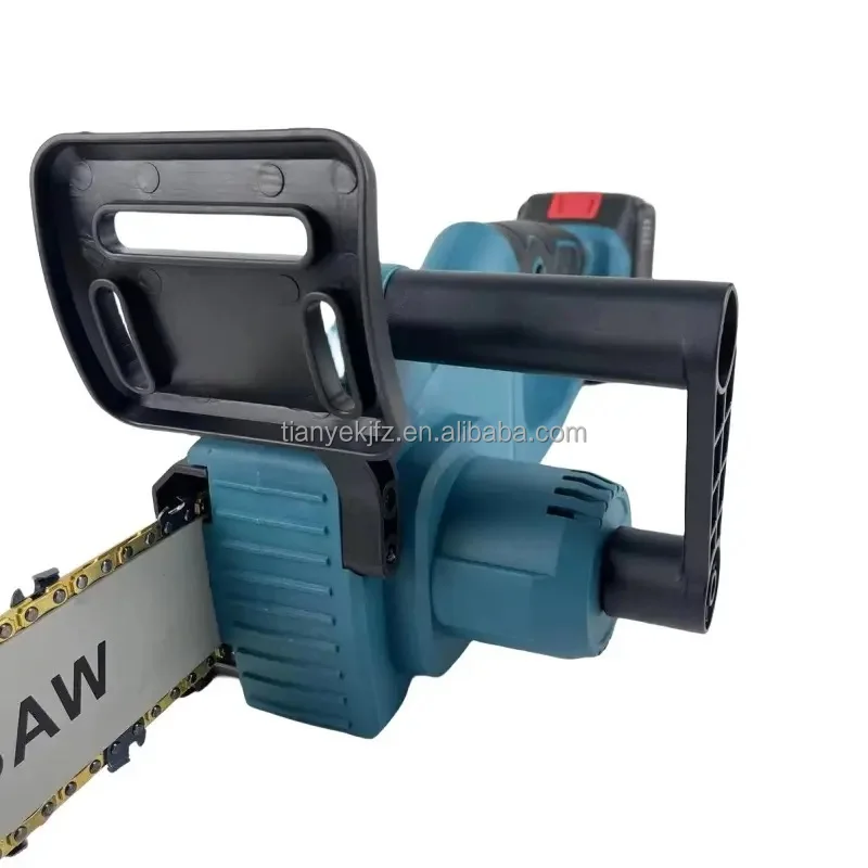 12inch Cordless Chain Saw Rechargeable Battery Portable Lithium Battery Chainsaw OEM TY Wood Cutting Machine Wood Saw Machines