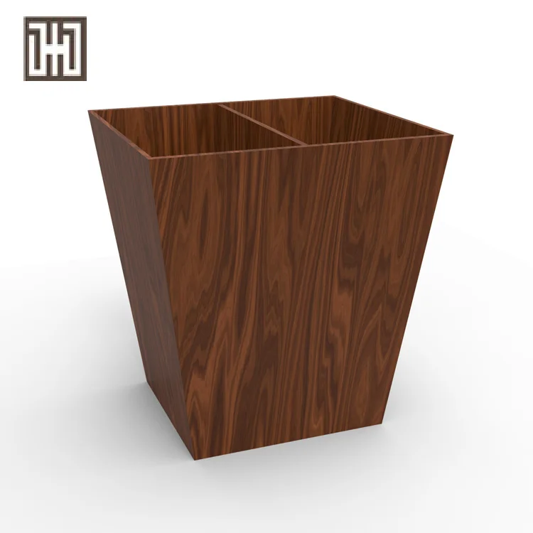 hotel supplies  luxury waste bin custom made OEM Double grid trash can
