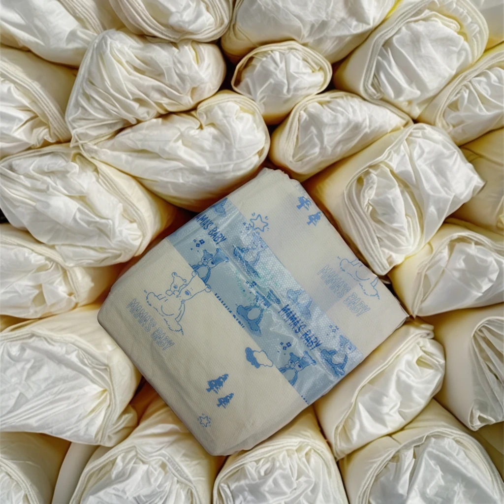 Baby Diaper Economical and Eco-friendly Printed Cotton Disposable Free Name Brand Supplied by China
