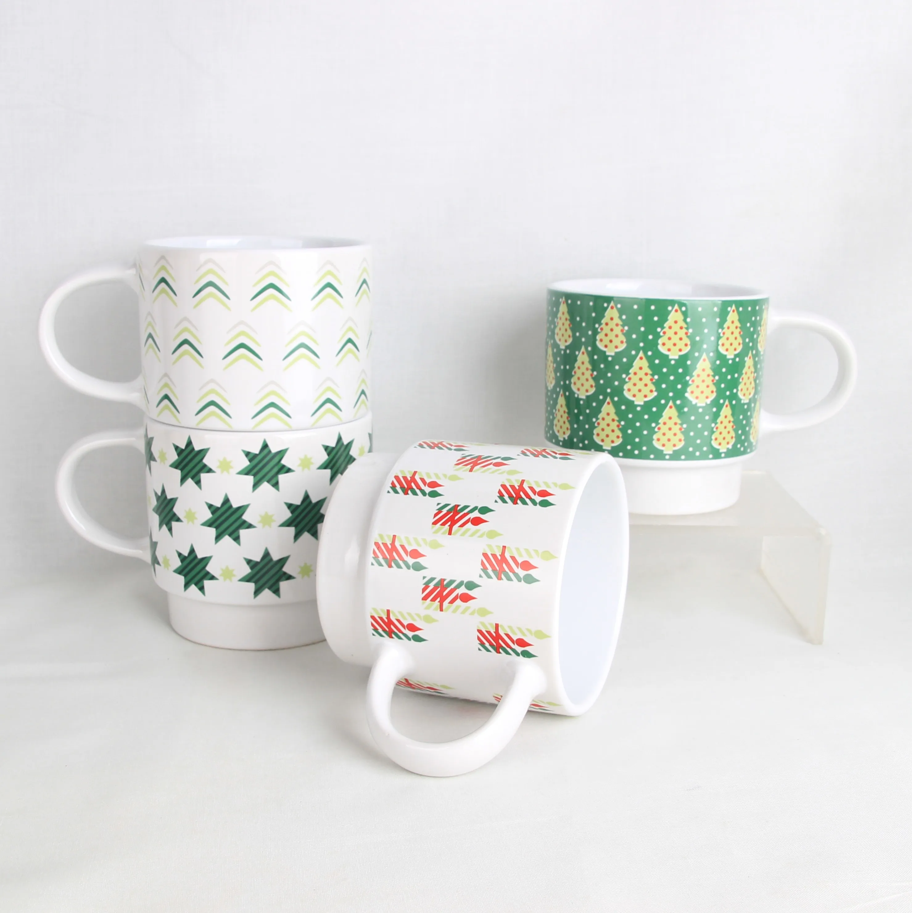 Good Quality Promotional Ceramic Mug Custom Logo Decal Print New Bone China 8oz 11oz 12oz 16oz Porcelain Coffee Mug Small MOQ