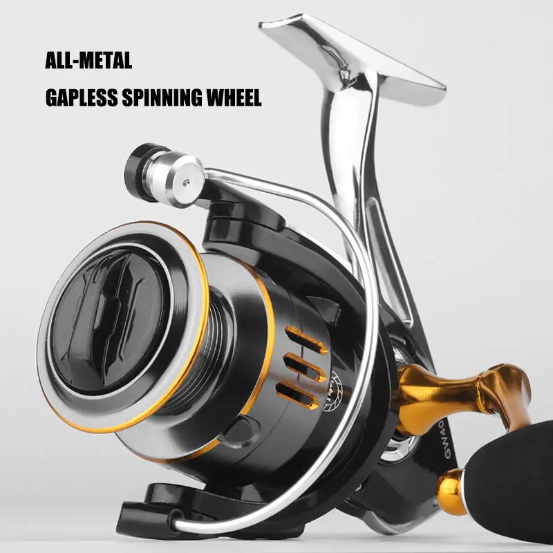 japan high quality 8kg max drag 5.2:1 fish fishing full metal body spinning reel sea saltwater grade wheel Carrete de pesca