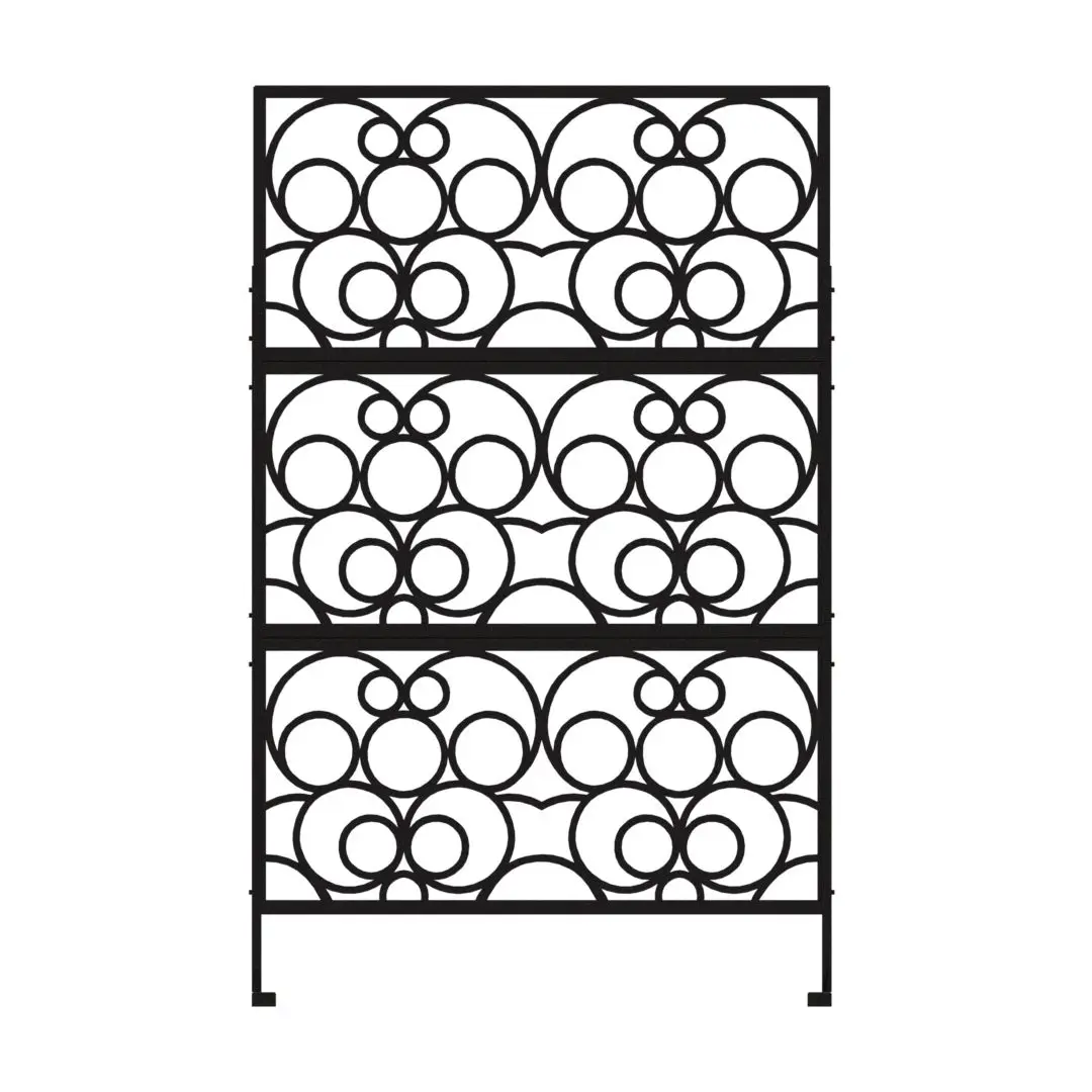 Customization Decorative Outdoor Garden Privacy Art Metal Screens Panels Wall Art Screen For Sale