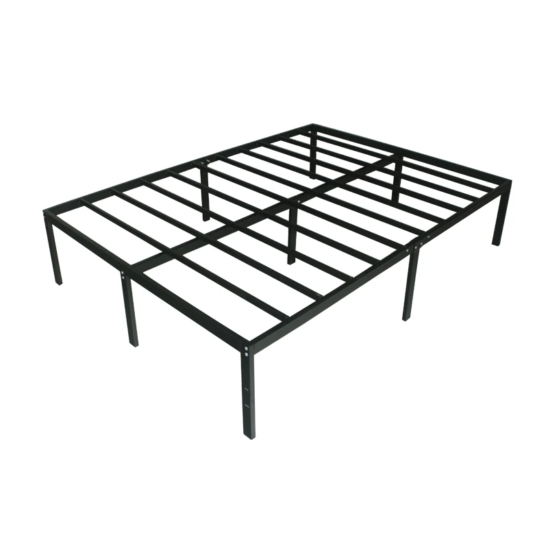 High quality home furniture iron bed frame single double queen metal bed