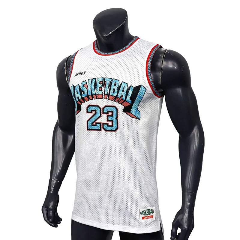 Customized High Quality  Adult Basketball Jersey Sublimated Printed Reversible Mesh Basketball Sport Jersey RCJ-62