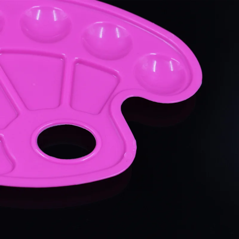 Plastic Palette Art Paint Plastic Drawing Tray Color Palette For Oil Watercolour White Painting Pallet