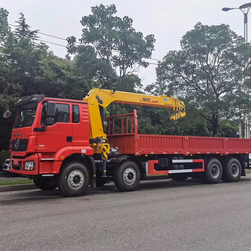 Top brand SQ4SK2Q 4 ton straight arm truck mounted crane 4ton 3 ton 2 ton mini Jib truck mounted crane best price for sale