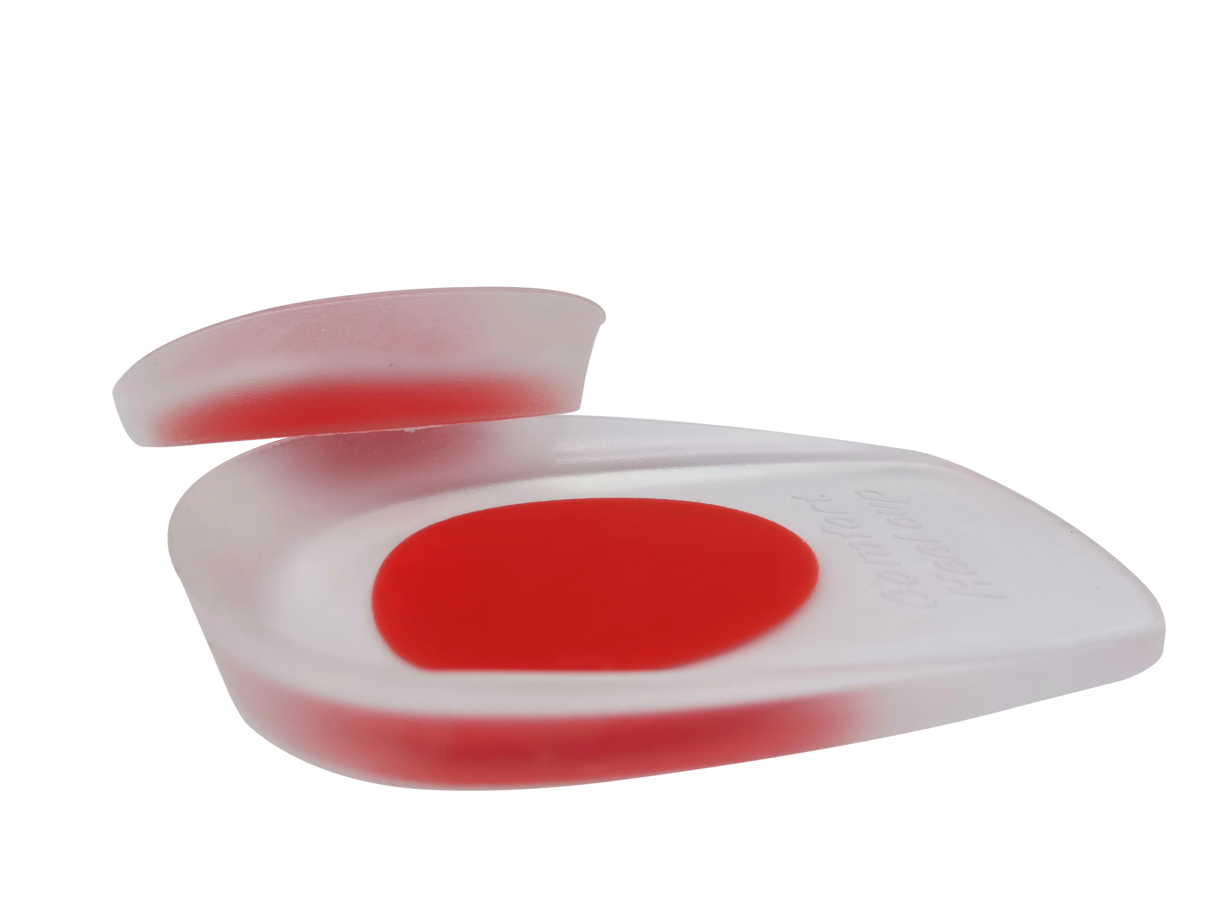 High quality invisible Height Increase silicone gel heel Cushion pad/silicone heel insole for men and women