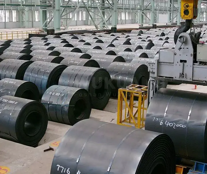 Высококачественная тонкая пластина толщиной 0 12-6 мм q235 горячекатаная углеродистая сталь металлические катушки высокопрочная катушка из углеродистой