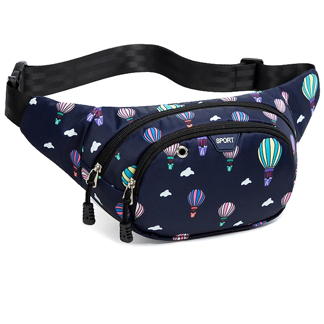  Изготовленные на заказ поясная сумка fanny pack Пользовательские печати Водонепроницаемый Спорт открытом воздухе Сумка