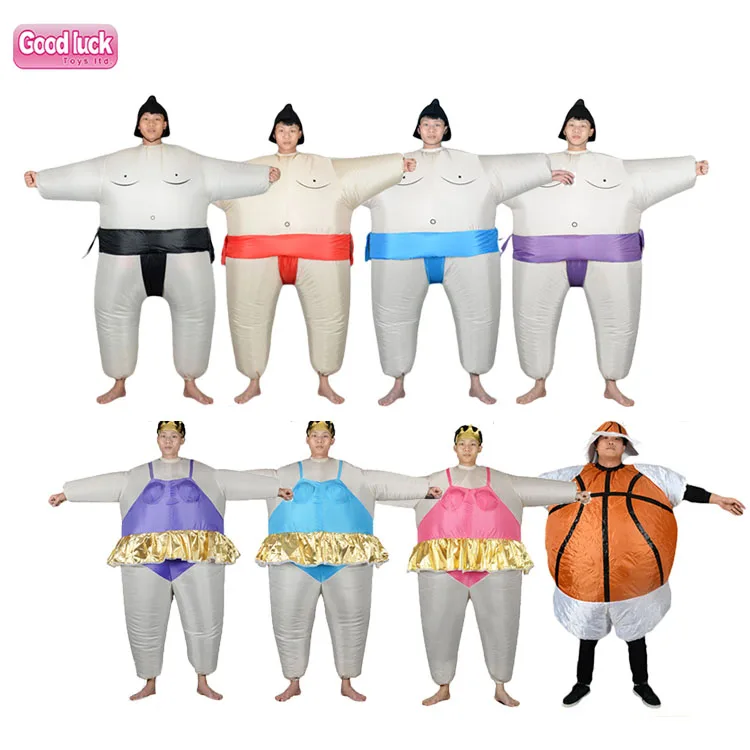Adult and kids sport games fighting inflatable sumo suit
