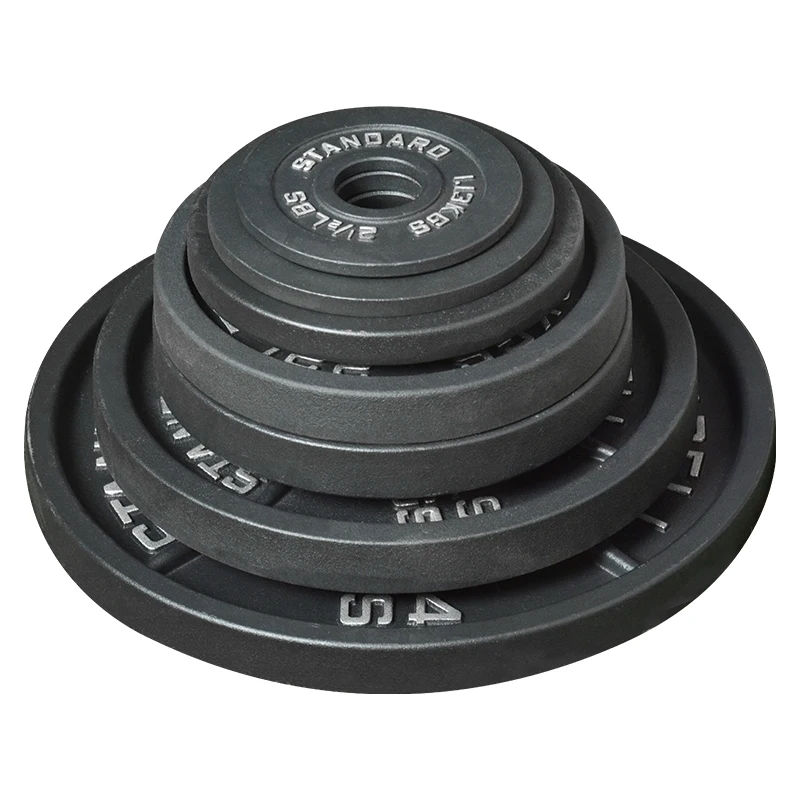 Professional Gym Weightlifting Rubber Barbell Bumper Weight Plate for Bodybuilding