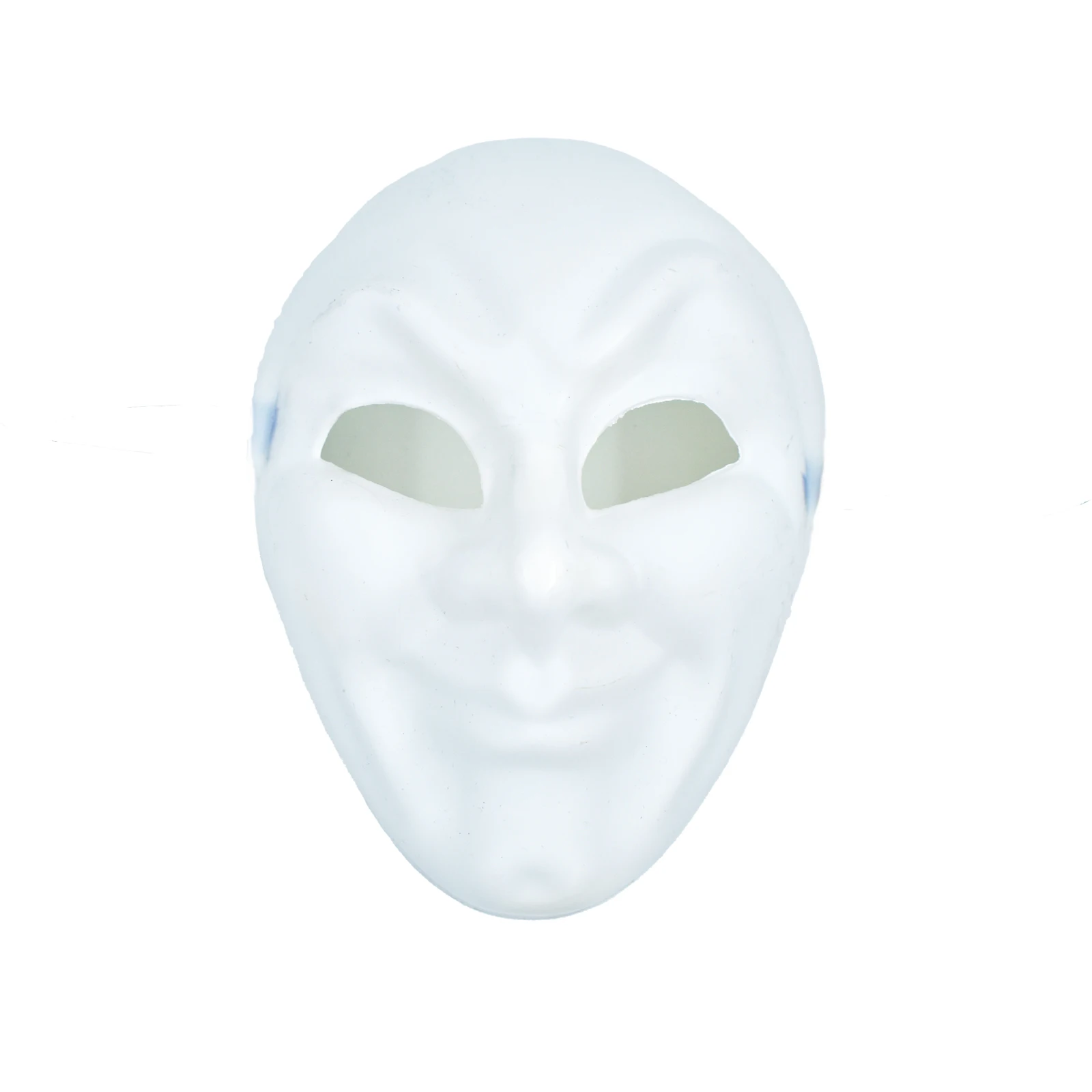 Custom PP Full Face White Mask Halloween Masquerade Mask For Adults Carnival Party Decoration