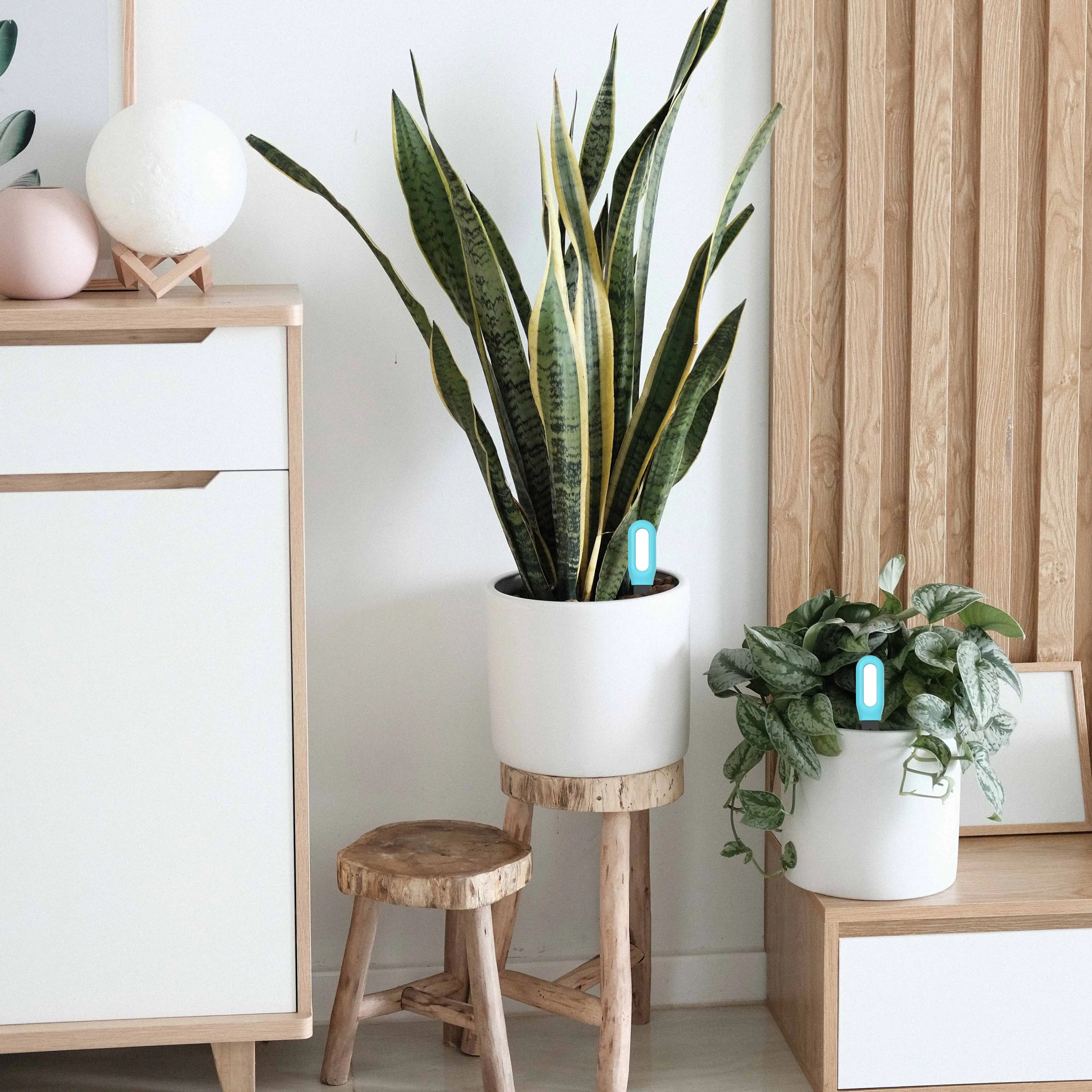 Умный беспроводной датчик влажности почвы прибор для измерения и температуры в саду на дворе