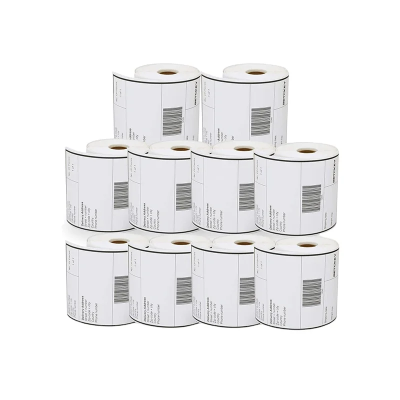 Thermal sticker labels 4x6 shipping adhesive  Waybill sticker label
